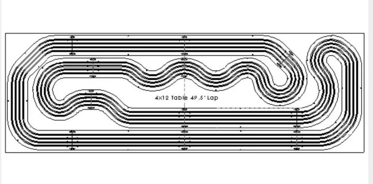 Small Routed Track 4' x 16'