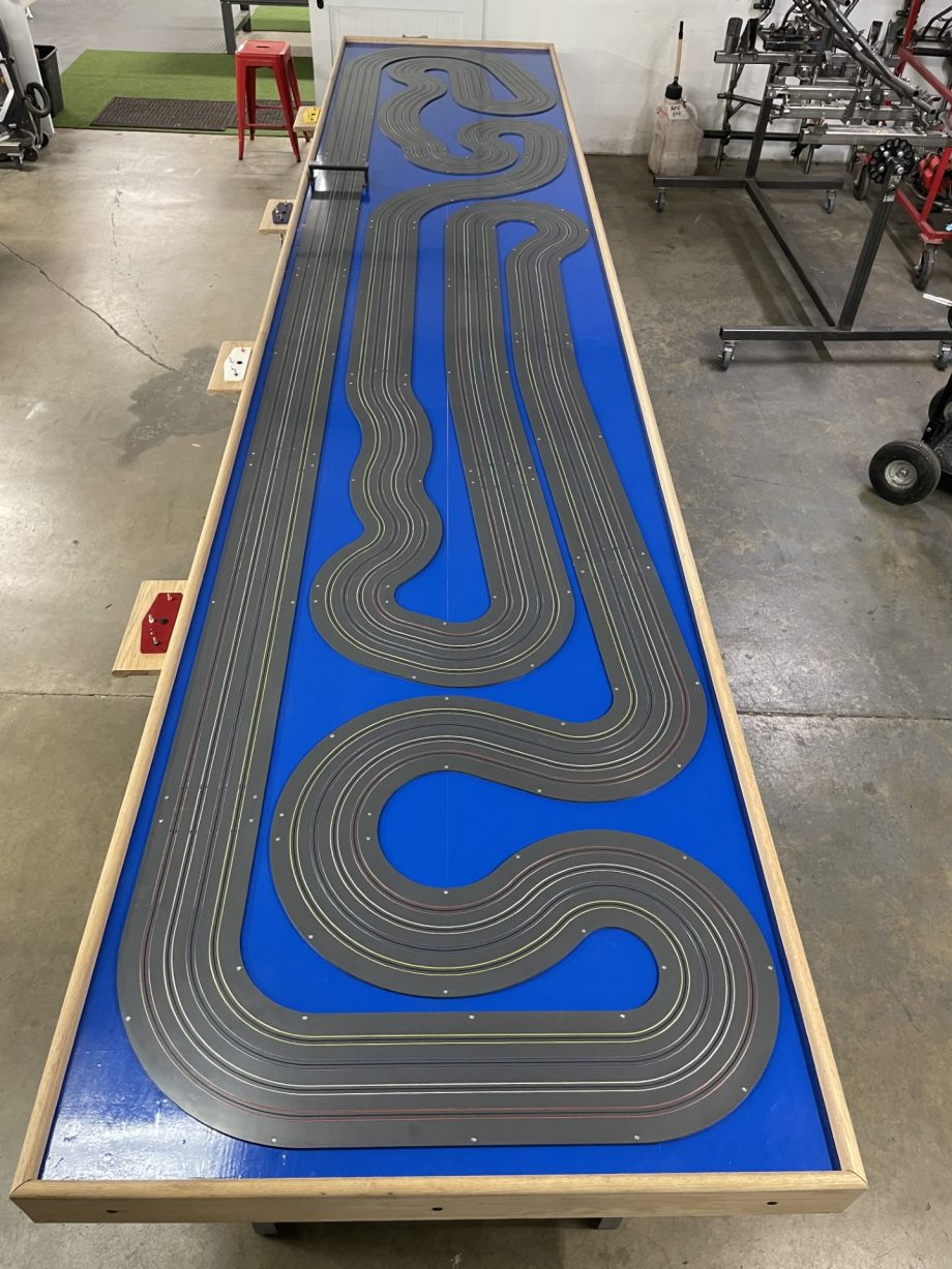 4' x 20' "VENOM KING" 4 LANE TRACK KIT WITH RAIL INSTALLED FOR FREE (TYPE 1 PVC)