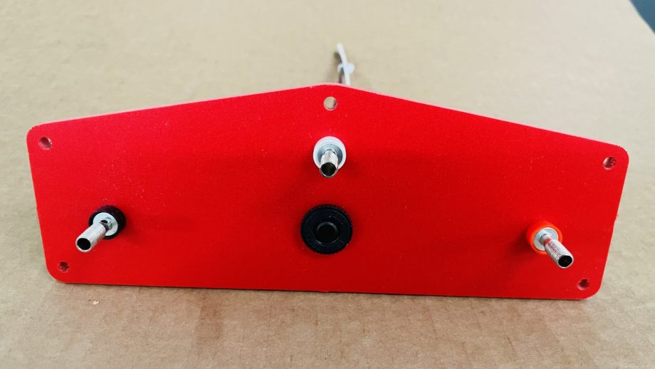 (2) ASSEMBLED DRIVER STATION, COMMERCIAL STYLE, RED