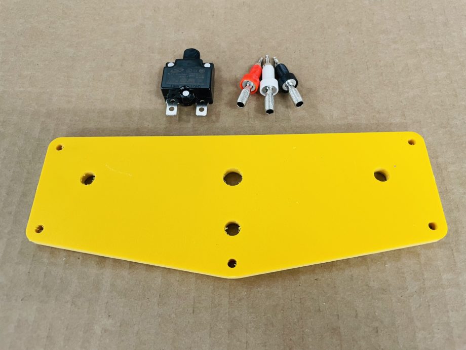 (1) DRIVER STATION, COMMERCIAL STYLE NOT ASSEMBLED, YELLOW