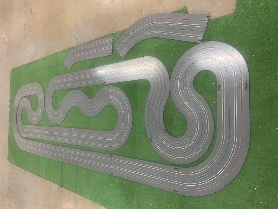 4' x 18' "SCORPION PLUS" 4 LANE TRACK KIT WITH RAIL INSTALLED FOR FREE (TYPE 1 PVC)