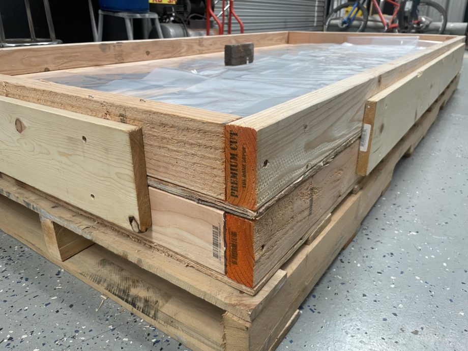 3' x 14' "THE PODIUM" 3 LANE TRACK KIT WITH RAILS INSTALLED FOR FREE (TYPE 1 PVC PVC)