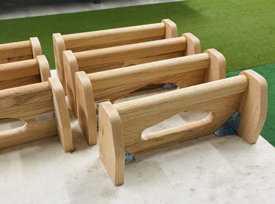 RED OAK DRIVER STATION BASE, COMES ASSEMBLED, 3 PACK