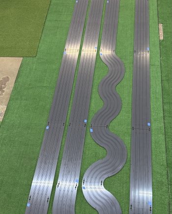 4' x 18' "SPEED DOME" 4 LANE TRACK KIT WITH RAIL INSTALLED FOR FREE (TYPE 1 PVC)(EXTRA 48" STRAIGHT INCLUDED)