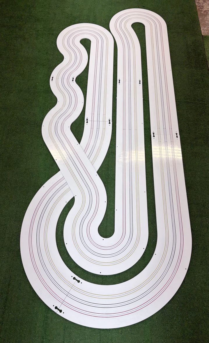 Small Routed Track READY TO SHIP, PRICE INCLUDES $175.00 FOR SHIPPING, 3' x 8'