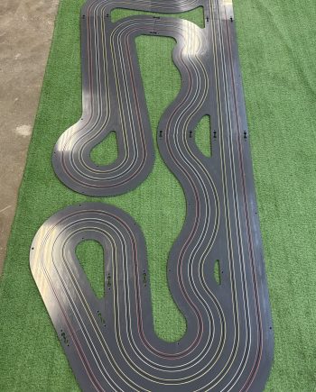 READY TO SHIP, PRICE INCLUDES $175.00 FOR SHIPPING, 3' x 9' "VENOM" 3 LANE TRACK KIT WITH RAIL INSTALLED FOR FREE, GRAY TYPE 1 PVC