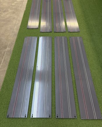 READY TO SHIP, PRICE INCLUDES SHIPPING, 31 FOOT DRAG STRIP, 1/8 AND 1000 FOOT, TRACK KIT WITH RAIL INSTALLED FOR FREE, GRAY TYPE 1 PVC