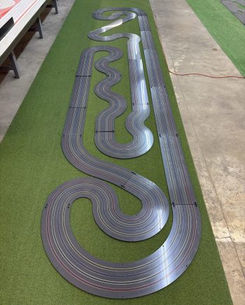 READY TO SHIP, PRICE INCLUDES $175.00 FOR SHIPPING, 4' x 22' "BULLRING" 4 LANE TRACK KIT WITH RAIL INSTALLED FOR FREE, GRAY TYPE 1 PVC