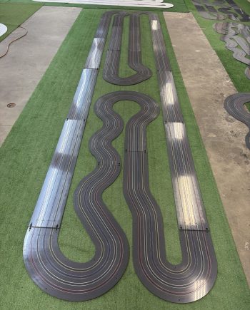 4' x 20' "BLUE MAX 2" 4 LANE TRACK KIT WITH RAIL INSTALLED FOR FREE, GRAY or WHITE TYPE 1 PVC